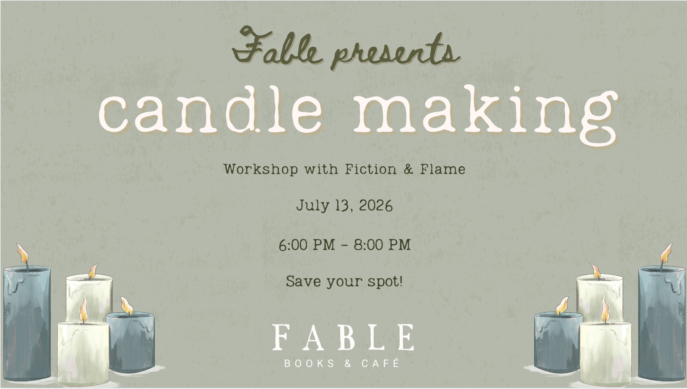 Candle Making X Fiction and Flame