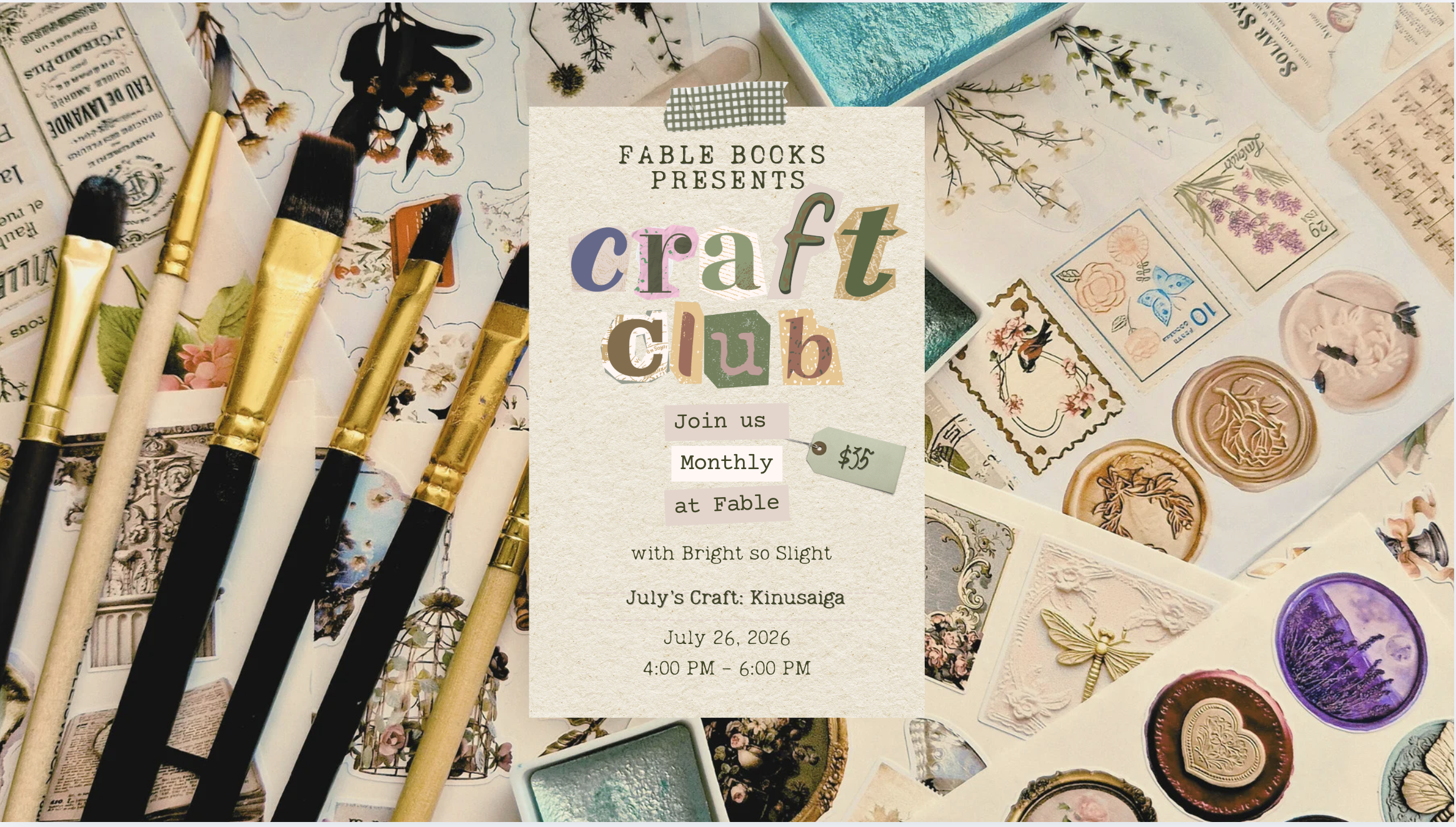Craft Club at Fable