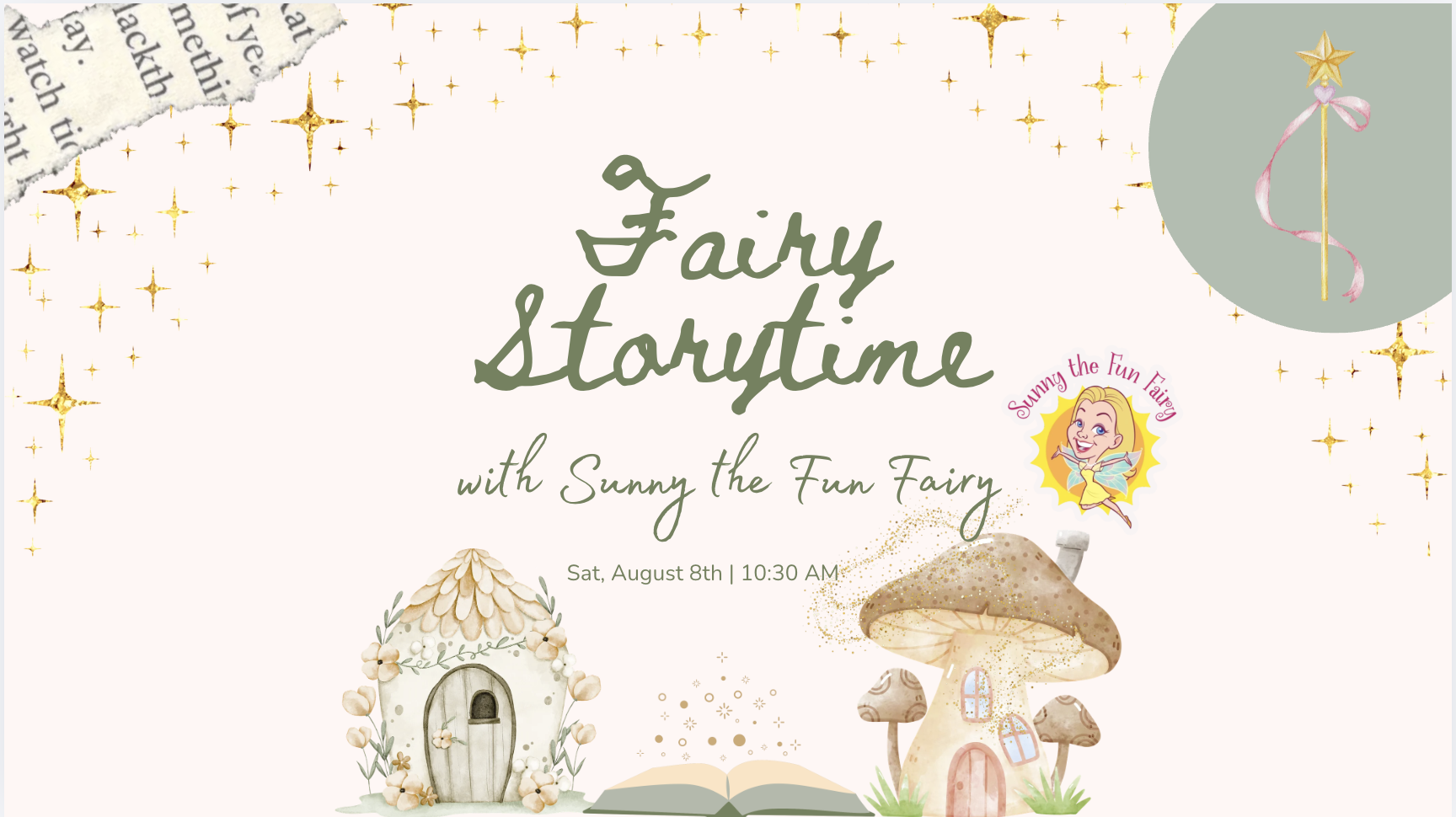 Storytime with Sunny the Fun Fairy