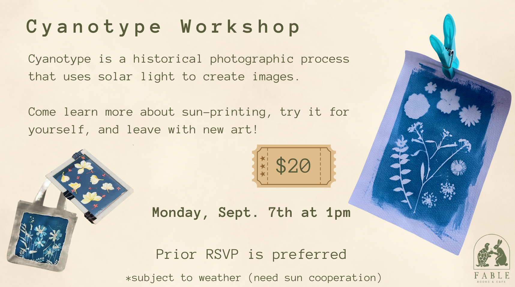 Cyanotype Workshop