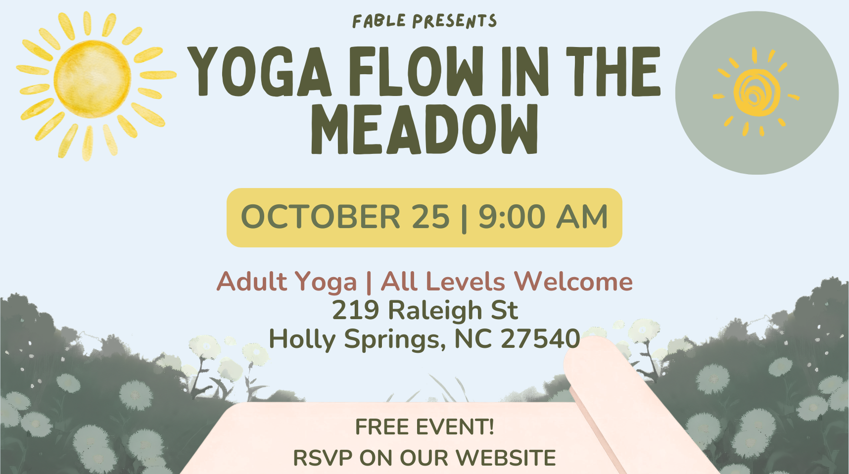 Yoga Flow in the Meadow