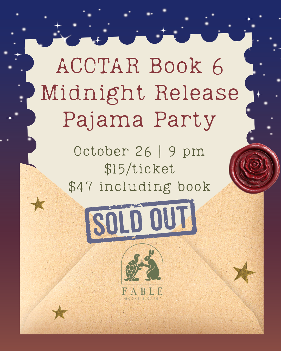 ACOTAR 6 Midnight Release PJ Party