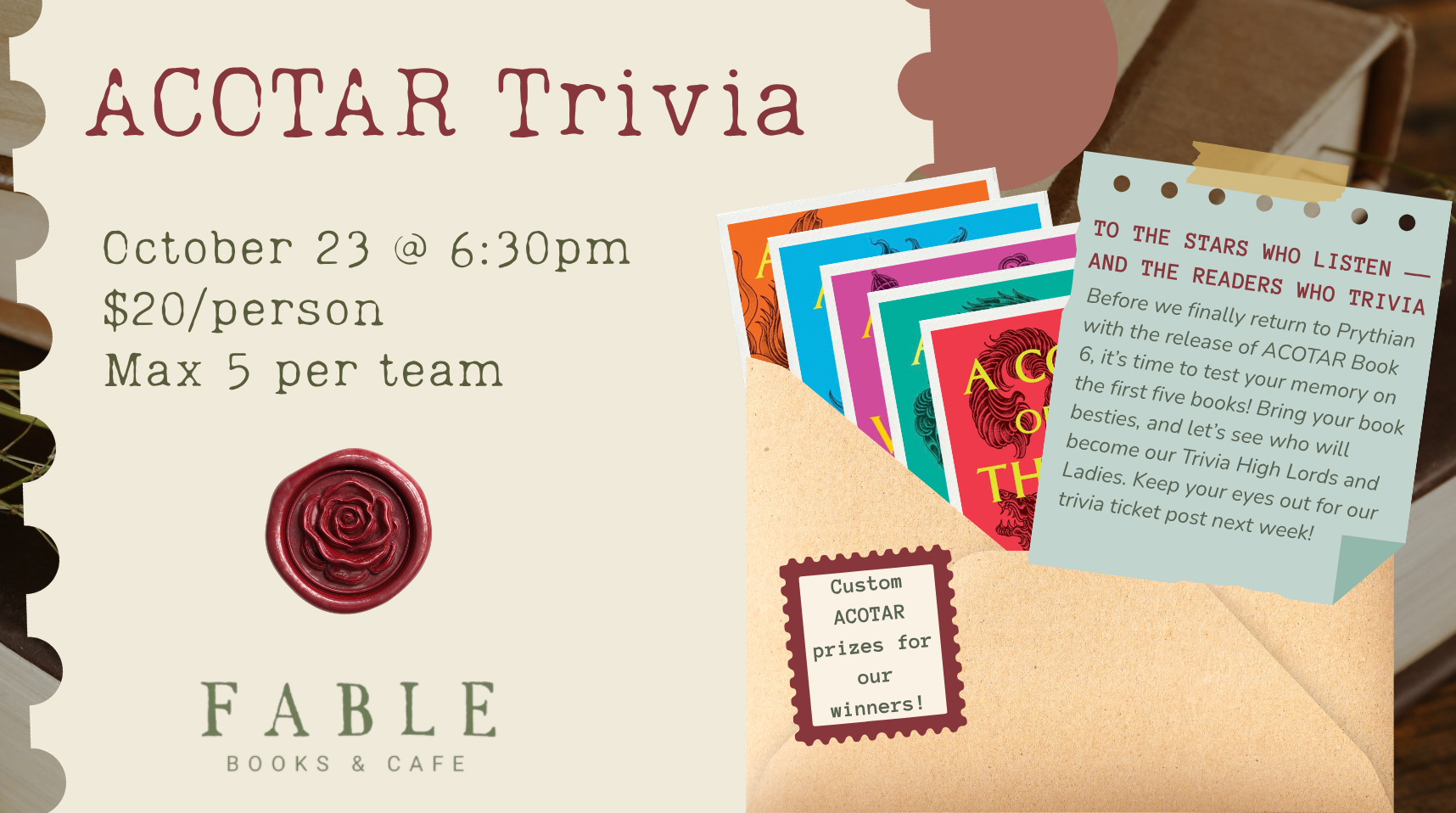 ACOTAR Trivia Night